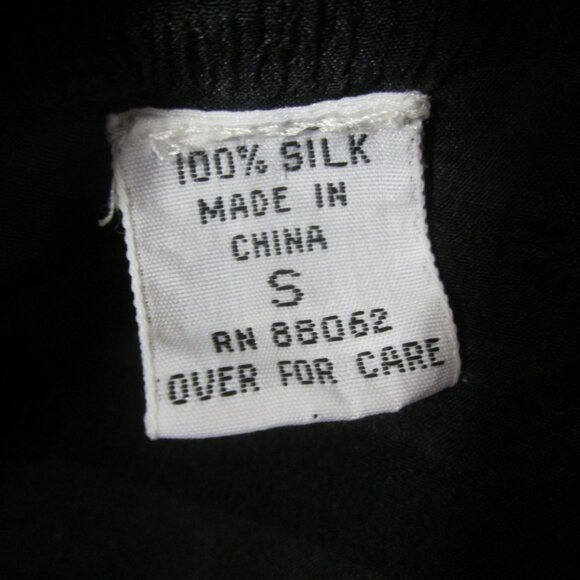 Klis Collection Women S Black 3/4 Sleeve 100% Silk Pucker  Tunic Shirt V Neck - Picture 5 of 10